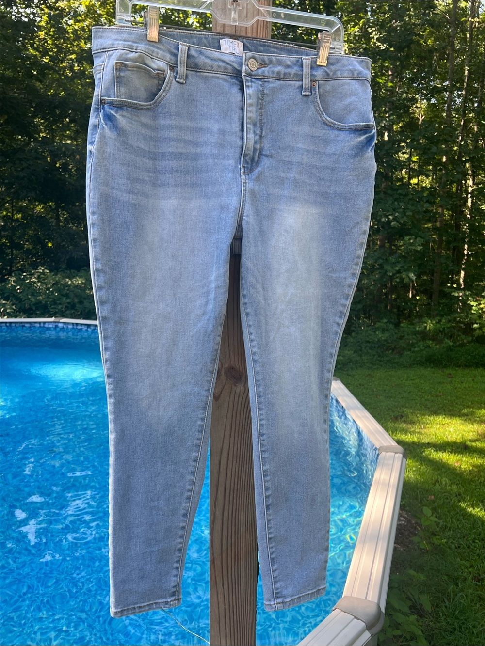 Time and Tru Light Blue Skinny Jeans